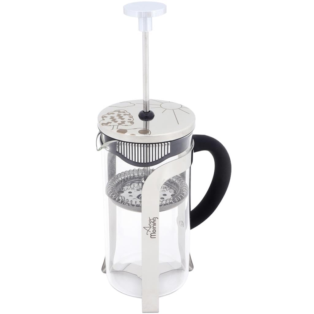 French Press Coffee Maker 20 oz Borosilicate Glass Stainless Steel O85600