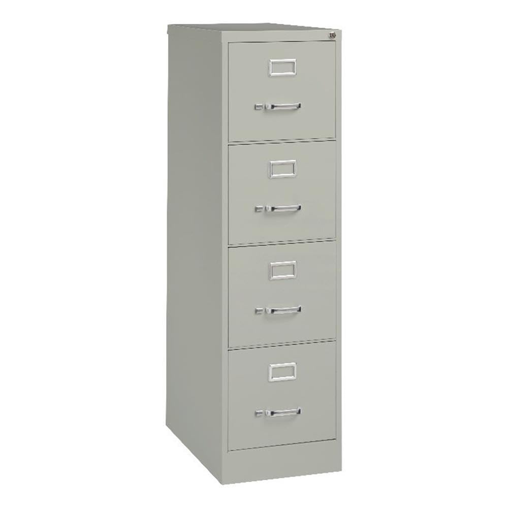 25" 4 Drawer Gray Metal Vertical Filing Cabinet K66583