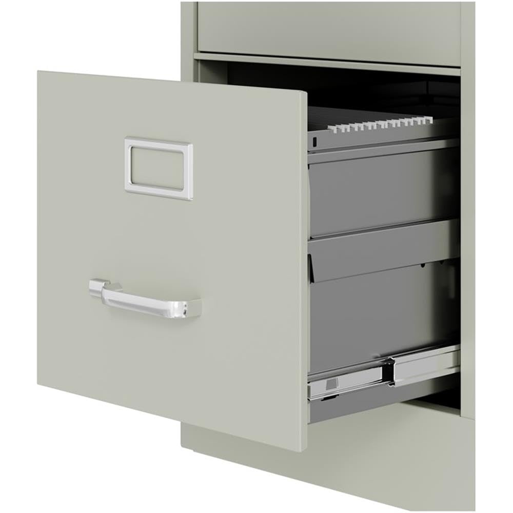 25" 4 Drawer Gray Metal Vertical Filing Cabinet K66583