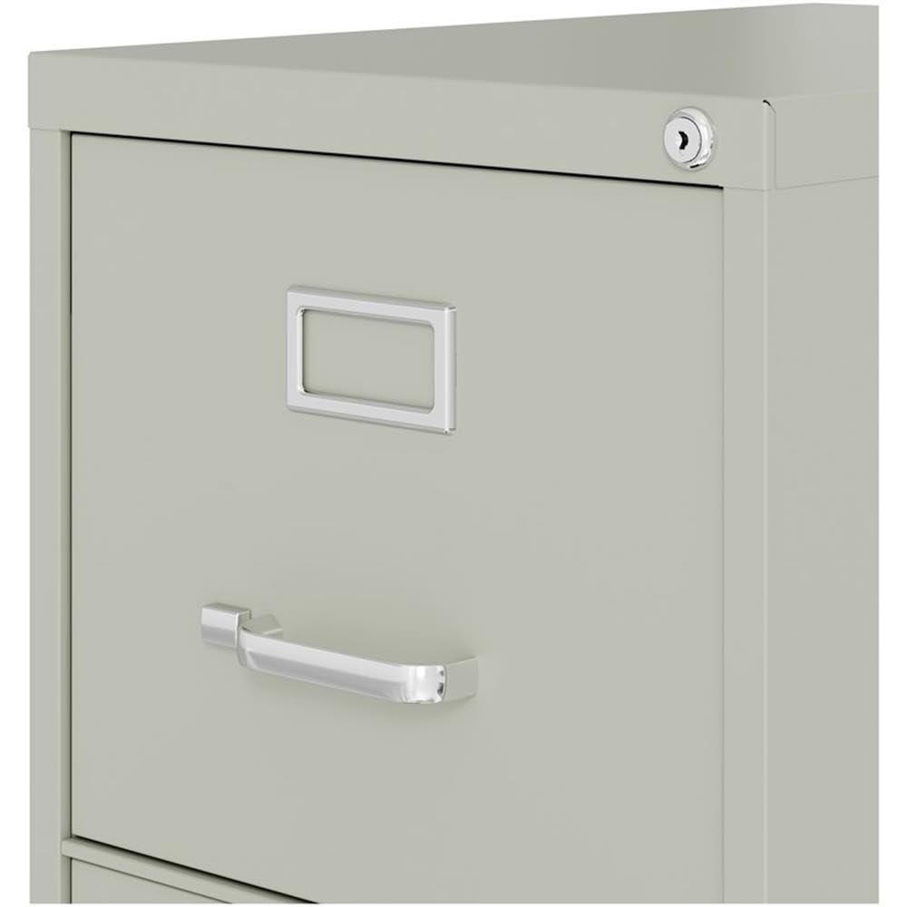 25" 4 Drawer Gray Metal Vertical Filing Cabinet K66583