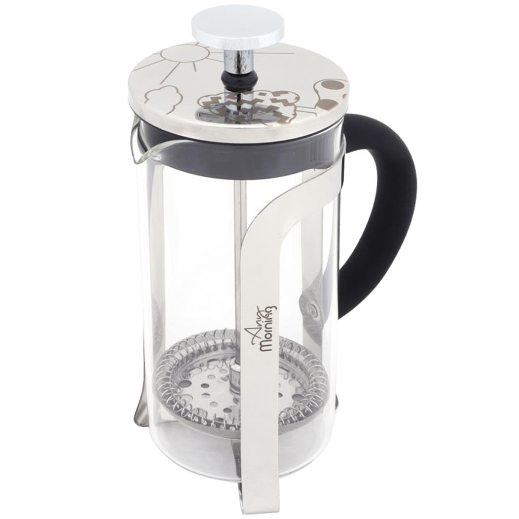 French Press Coffee Maker 20 oz Borosilicate Glass Stainless Steel O85600