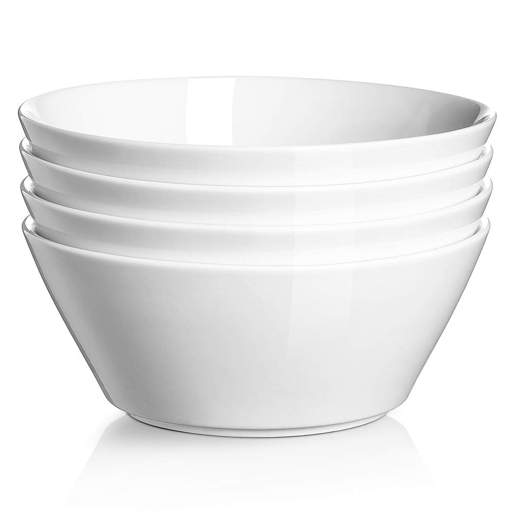 32 OZ Soup Bowls Set of 4 + 86 oz Ceramic Serving Dishes Z9695