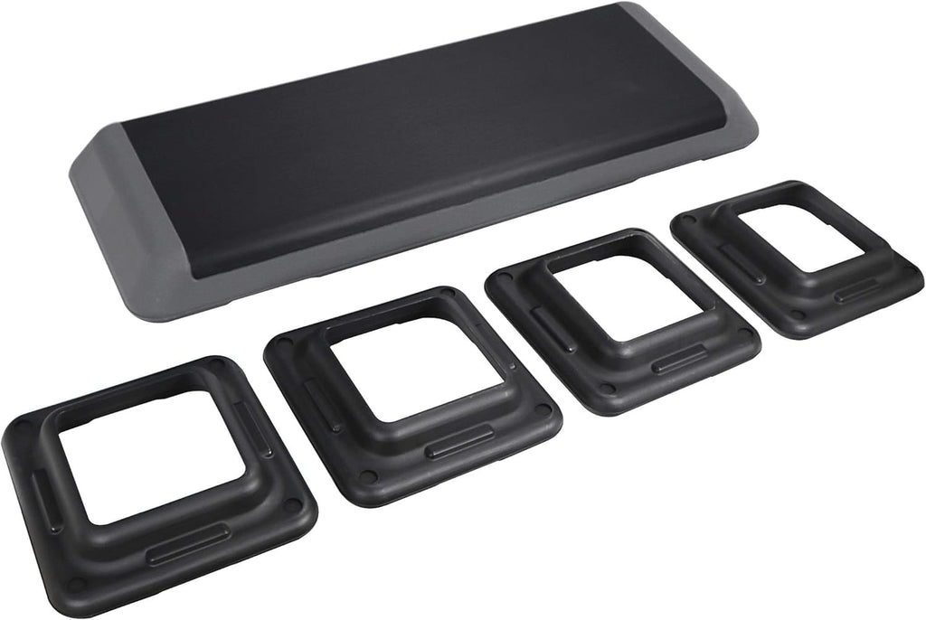 43'' Adjustable Aerobic Step Platform with 4 Stackable Risers G40571