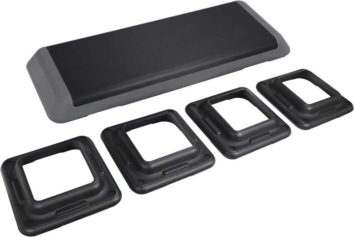43'' Adjustable Aerobic Step Platform with 4 Stackable Risers G40571