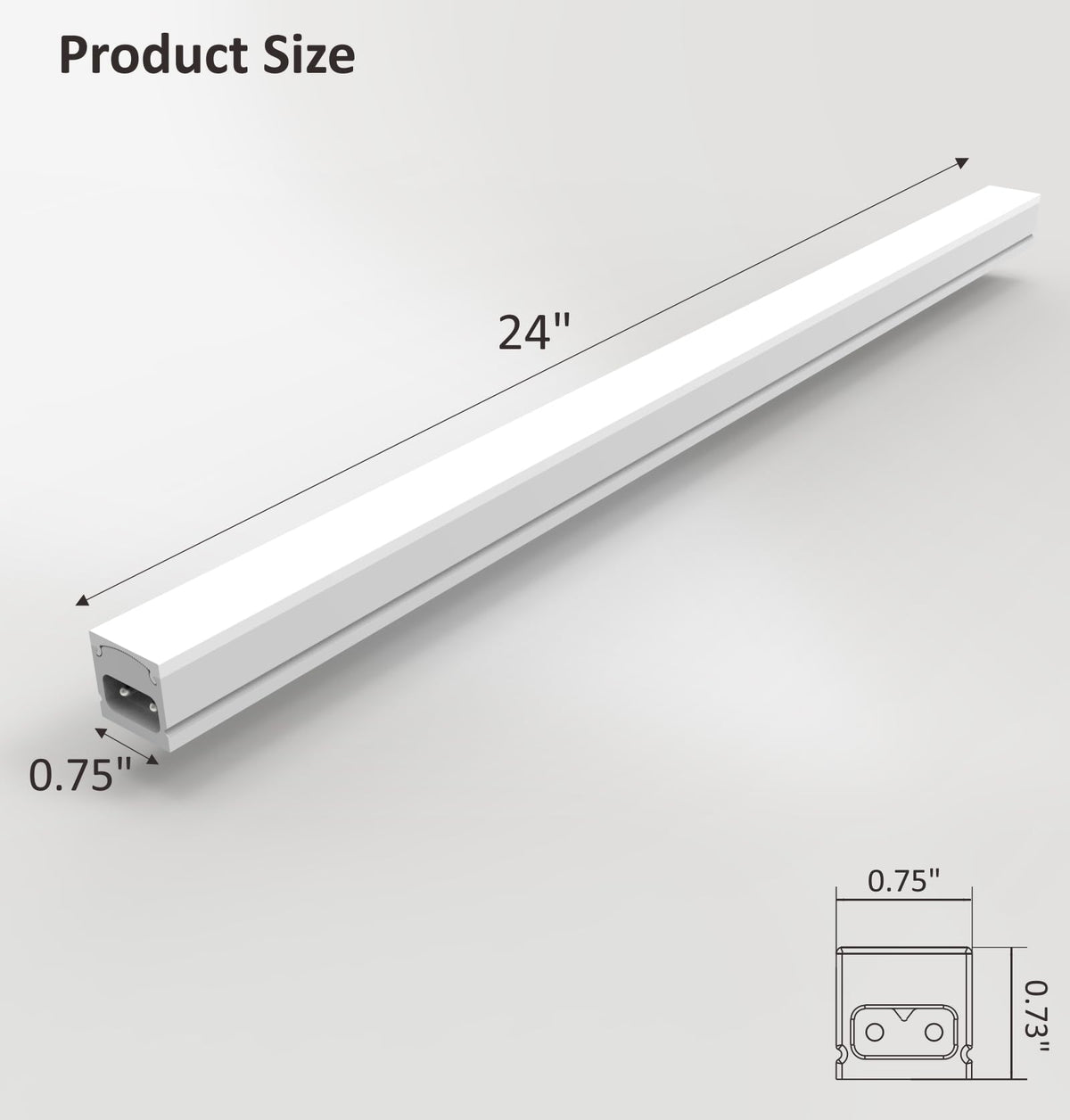 24 Inch Linkable LED Under Cabinet Lighting N3784