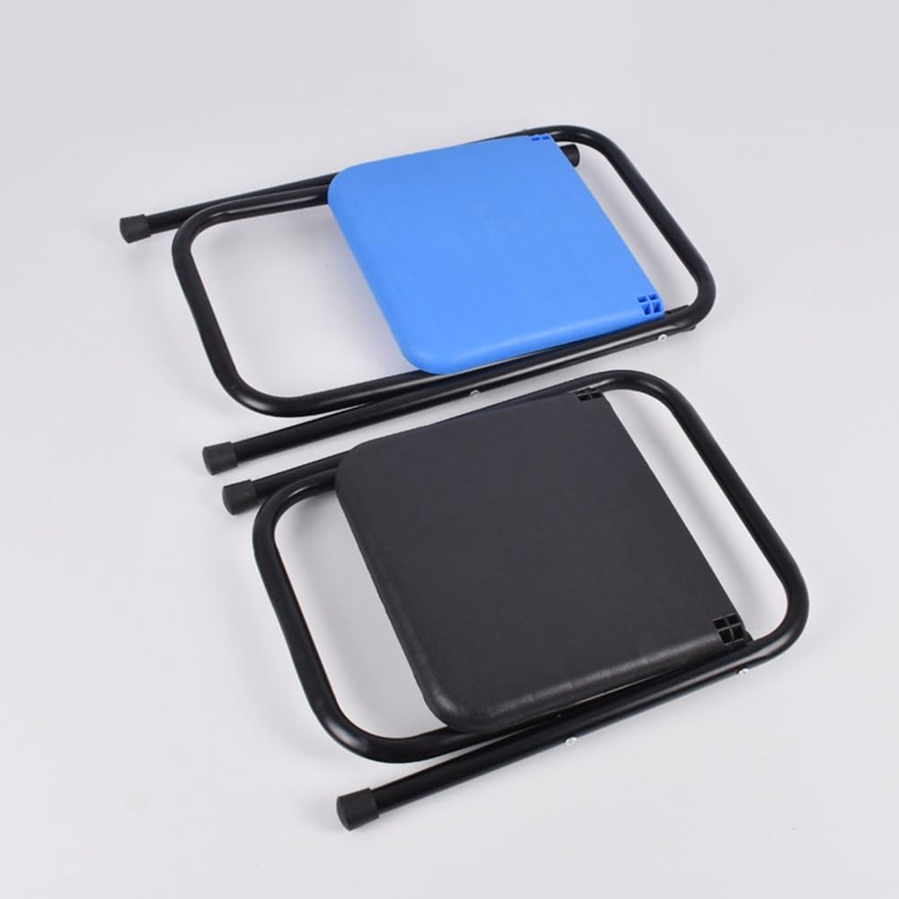 Portable Folding Stool 18 Inch Black I60017