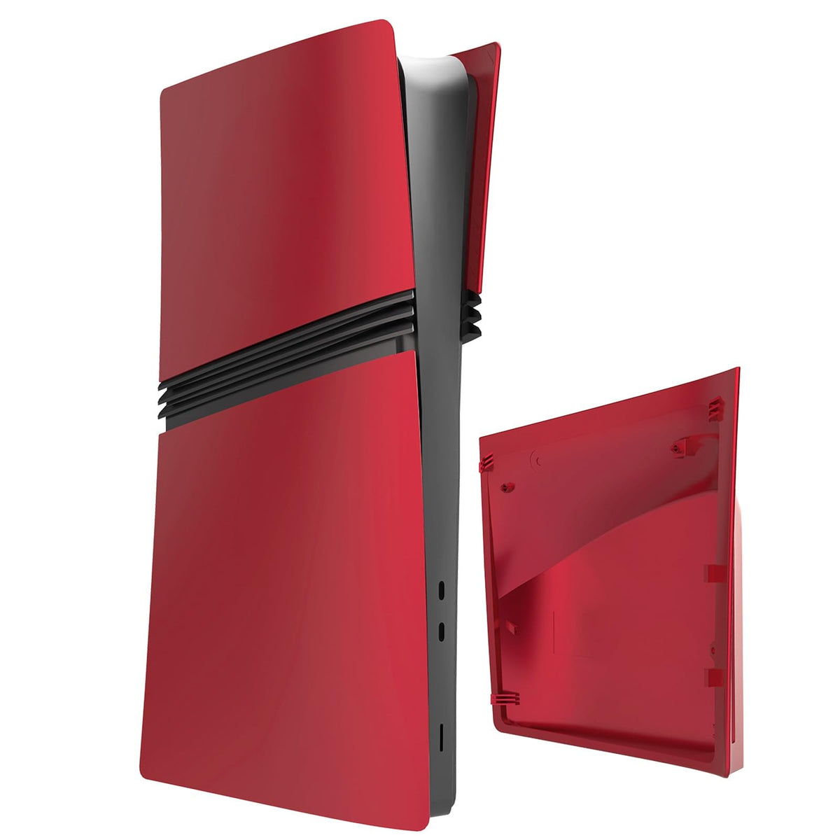Red PS5 Pro Console Cover Plates F7923