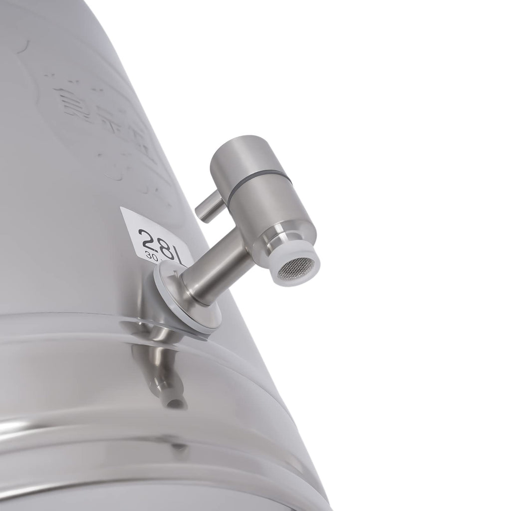 28L Stainless Steel Milk Can with Faucet & Lid R10576