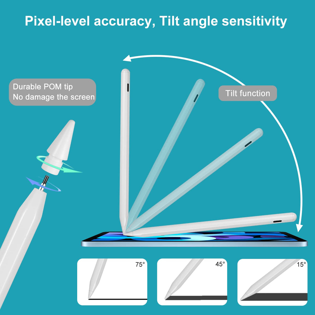 White Magnetic Stylus Pen L465