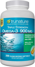Triple Strength Omega-3 900 mg Fish Oil 200 Softgels S869163