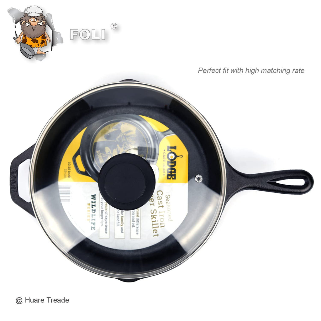 10.25 Inch Tempered Glass Lid with Steam Vent S249