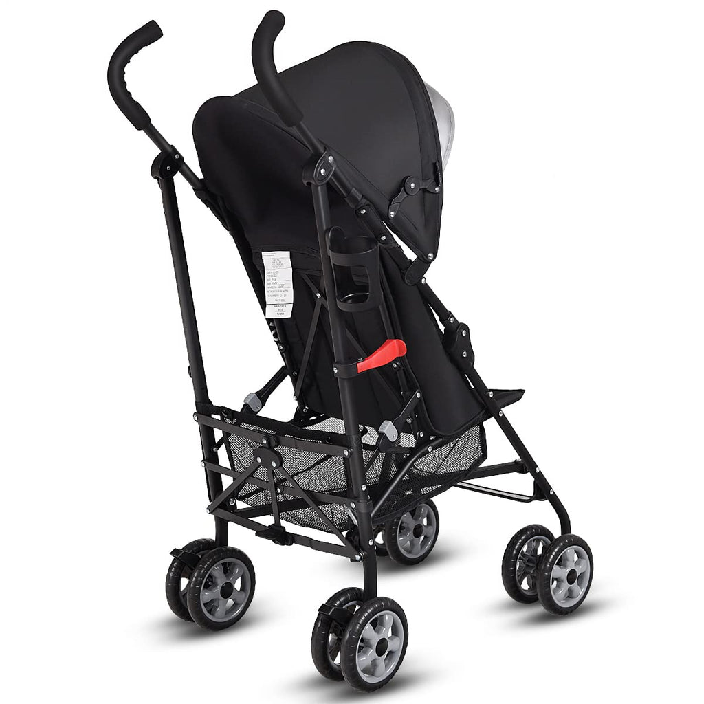 Lightweight Compact Foldable Stroller with Canopy and Cup Holder G60968