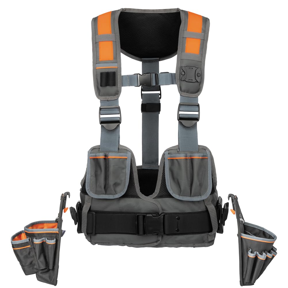 Tool Vest with Tool Pouches, Adjustable Q462866