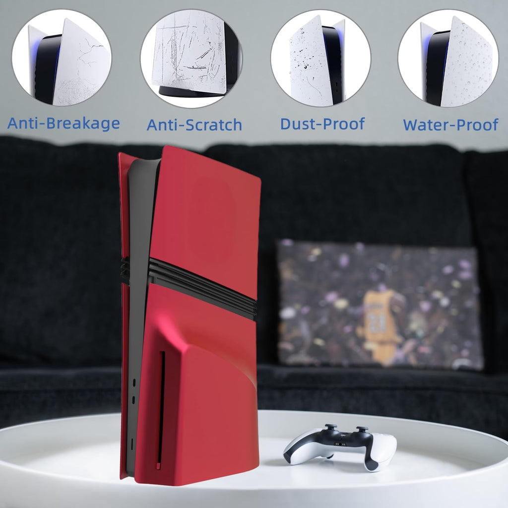 Red PS5 Pro Console Cover Plates F7923