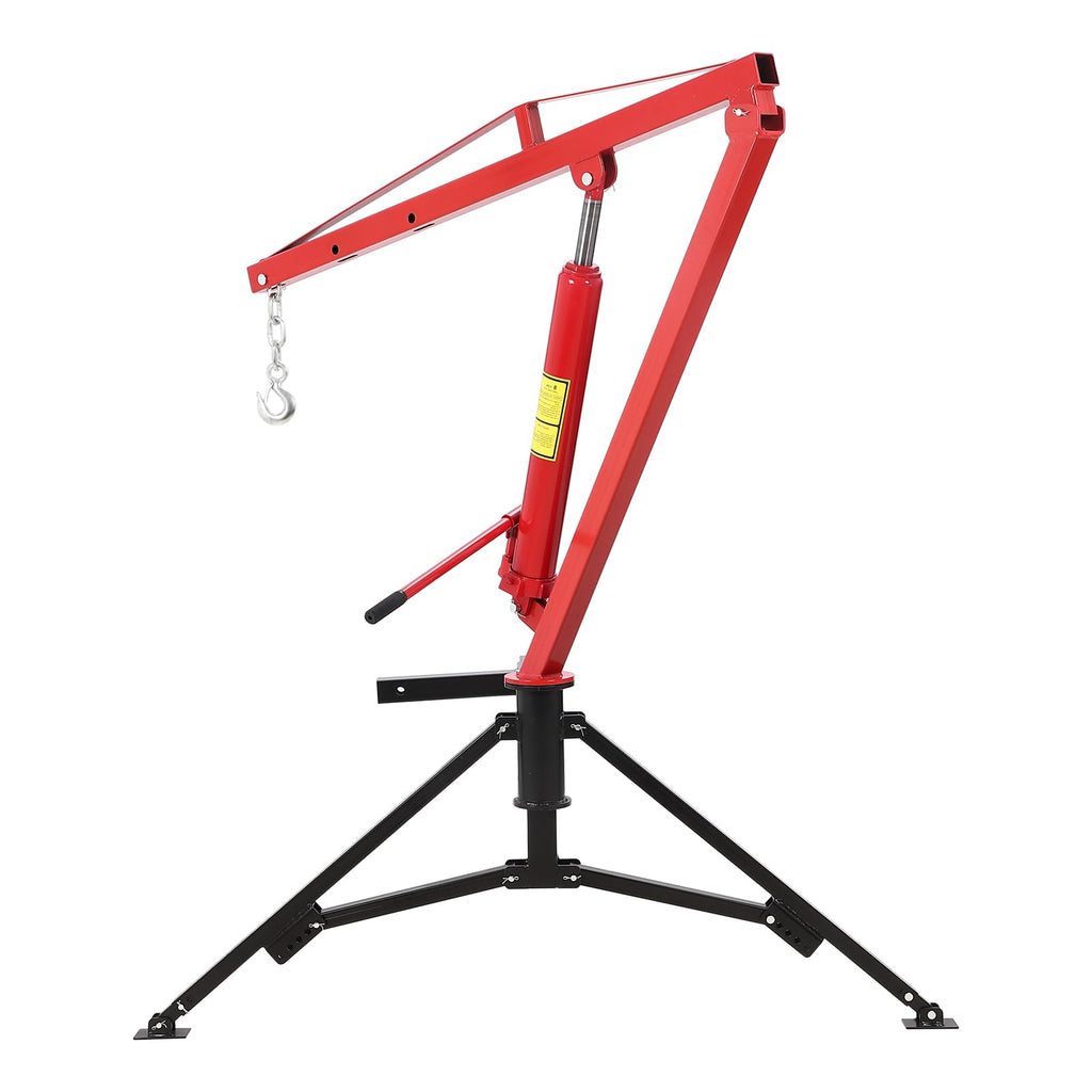 Hydraulic Pickup Truck Crane 360° Swivel 2-Inch Hitch Receiver 1000 Lbs H159578