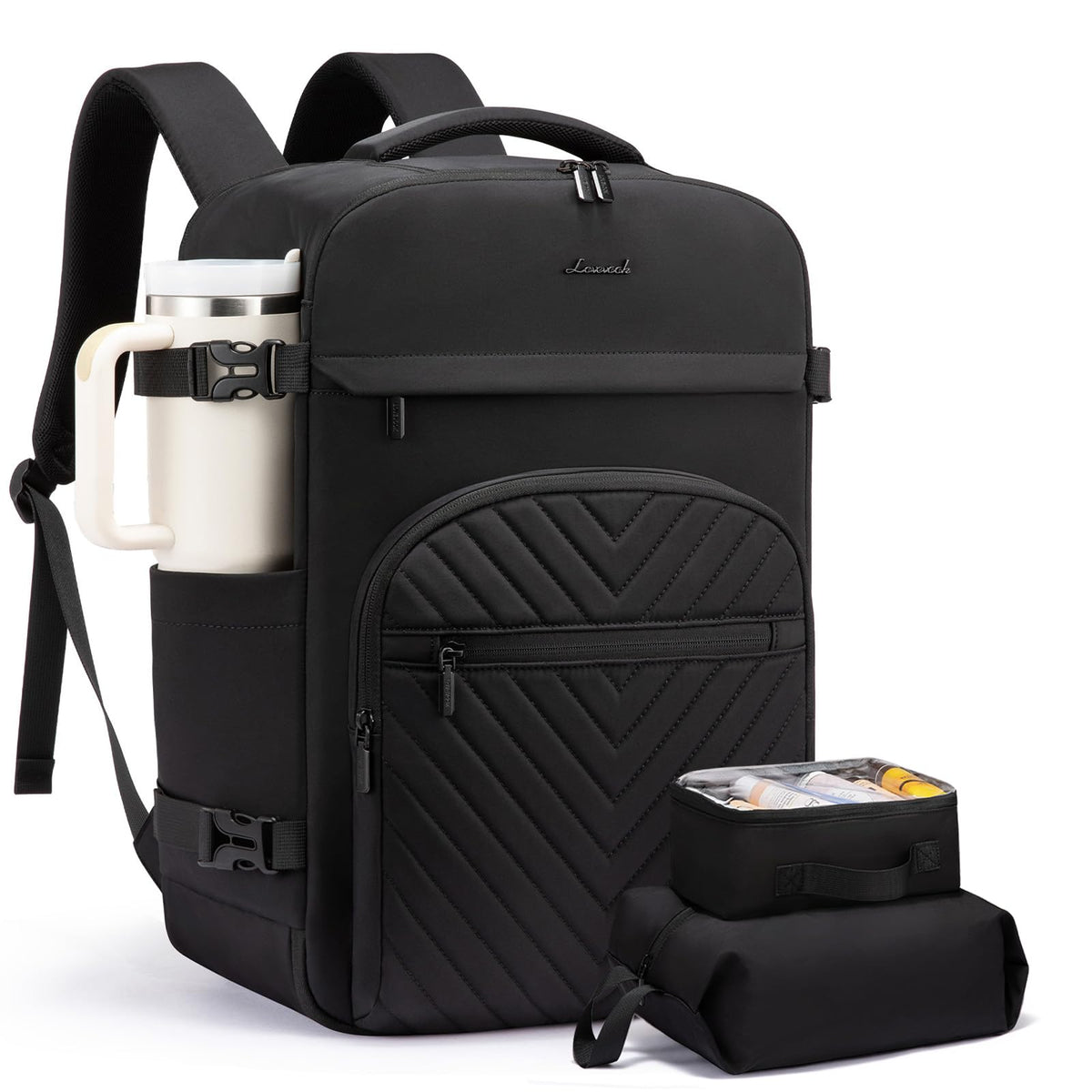 40L Waterproof Travel Backpack with 2 Cubes S825111