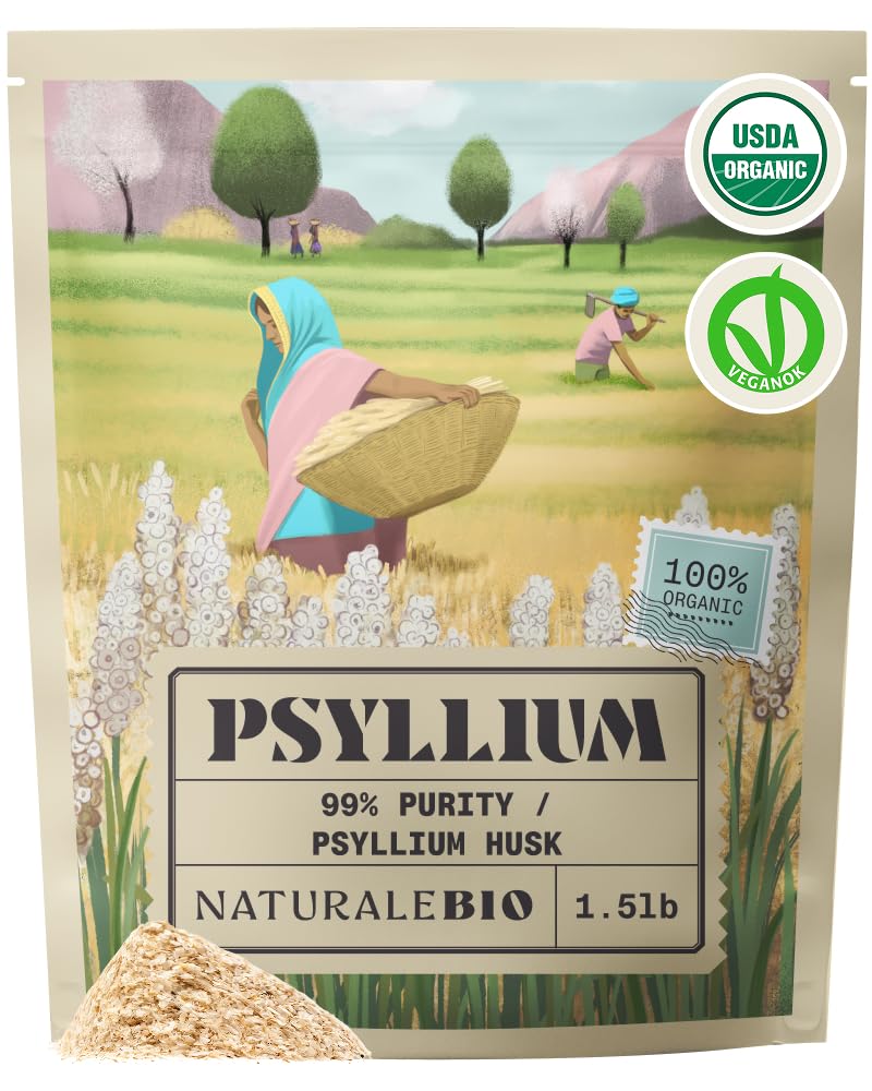 Organic Whole Psyllium Husk 24oz M89450