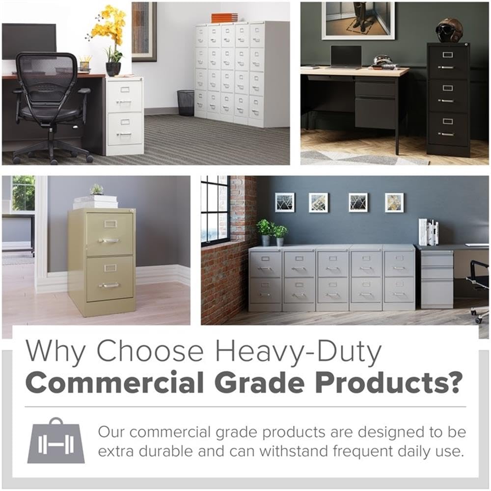 25" 4 Drawer Gray Metal Vertical Filing Cabinet K66583