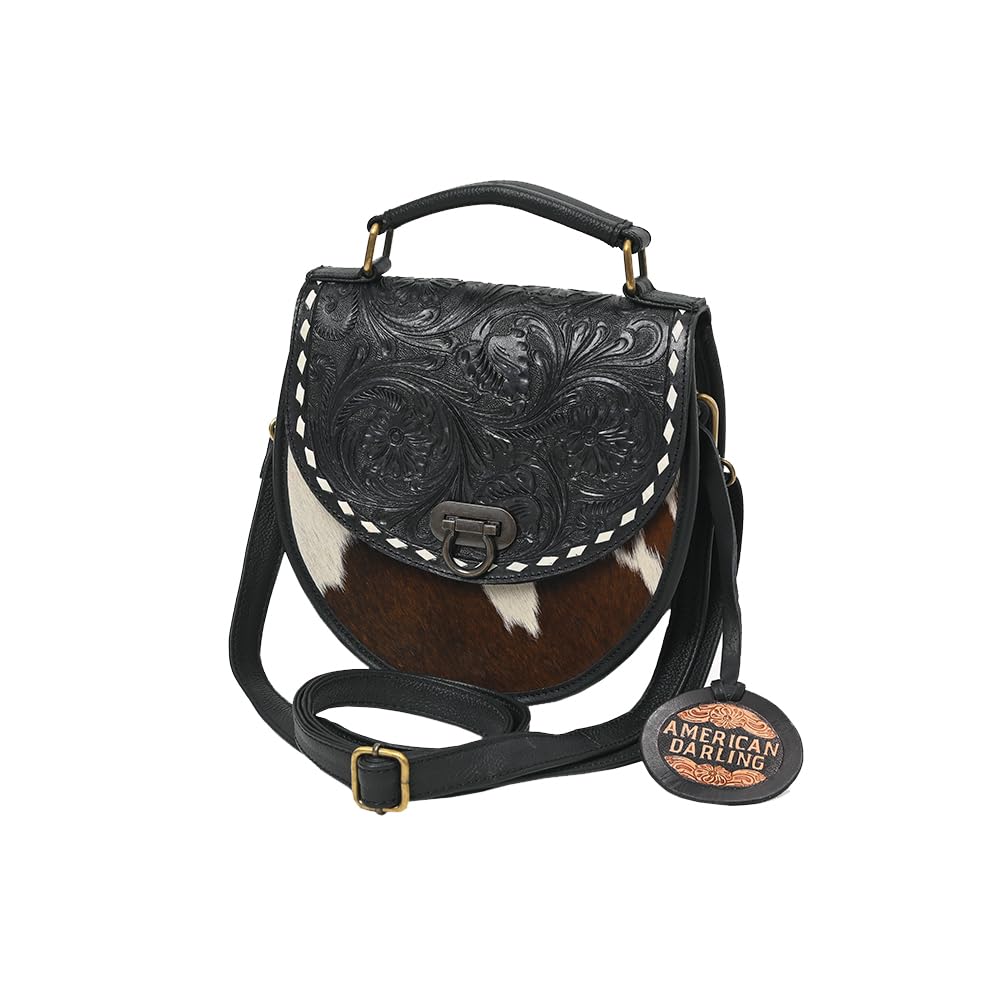 Genuine Leather Hair-On Cowhide Mini Crossbody C73051