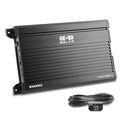 500W Peak 2-Ohm Stable 2-Channel Car Audio Amplifier with Remote Subwoofer Level Control P420406