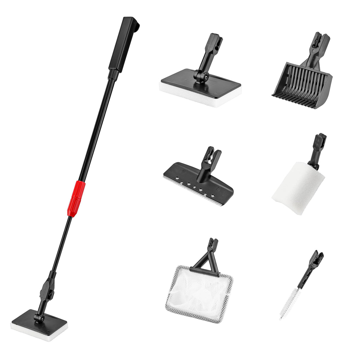 6 in 1 Aquarium Cleaning Tool Algae Scraper M7408