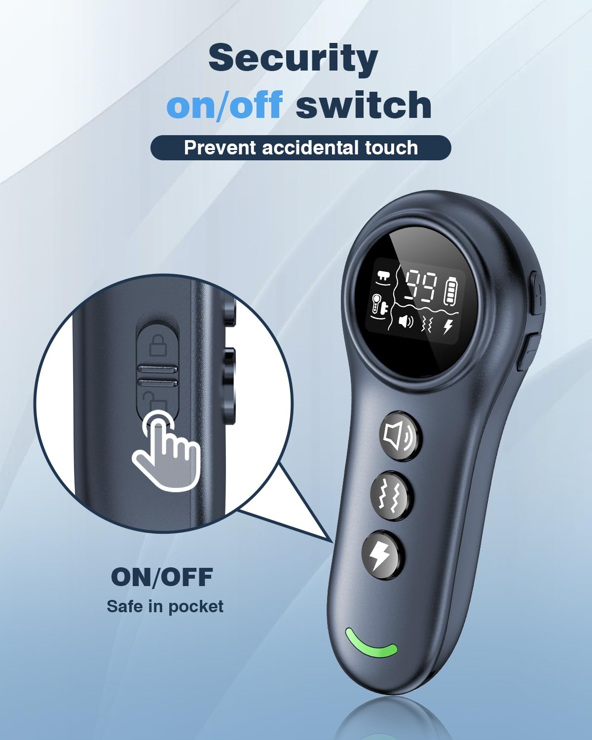 2-in-1 Dog Shock Collar & Dog Bark Collar IP67 Waterproof O346