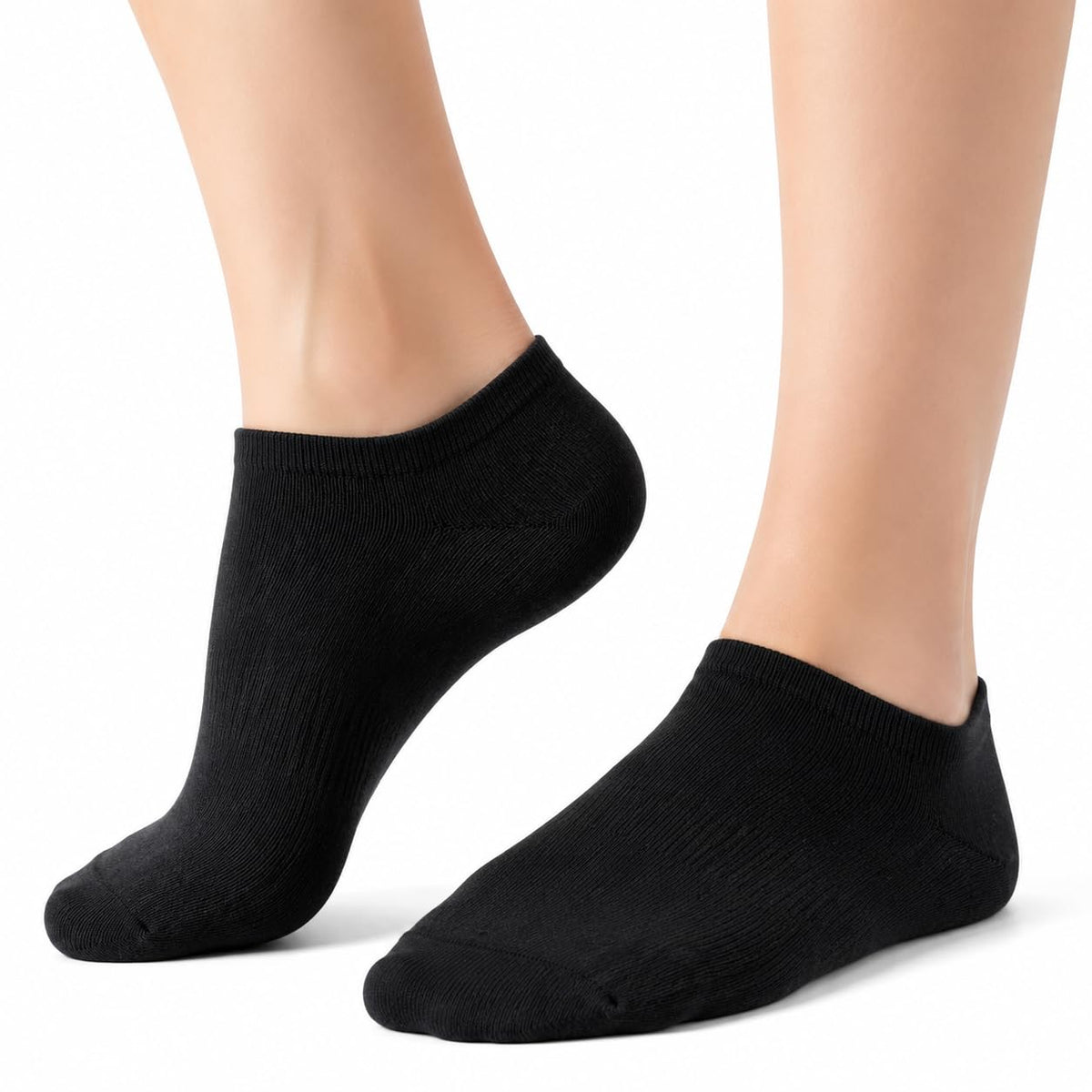 Women's Ankle Socks 6 Pairs Bamboo Viscose Seamless J417953