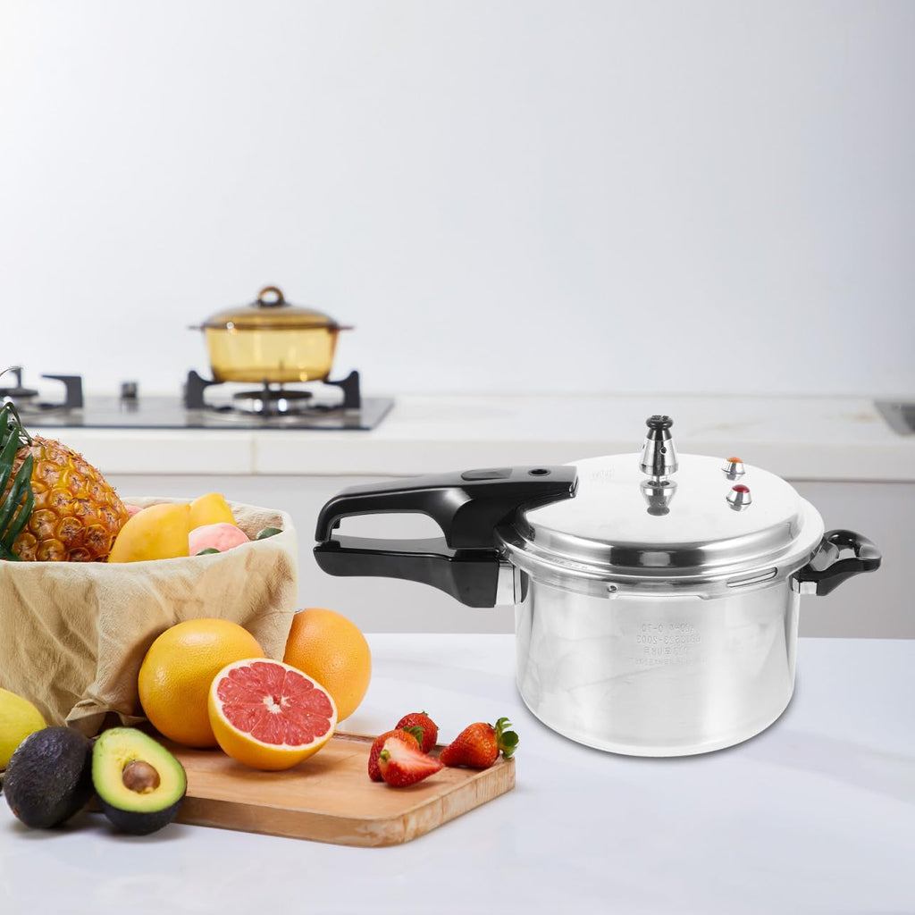 Silver 4l Aluminum Alloy Stovetop Pressure Cooker X90892