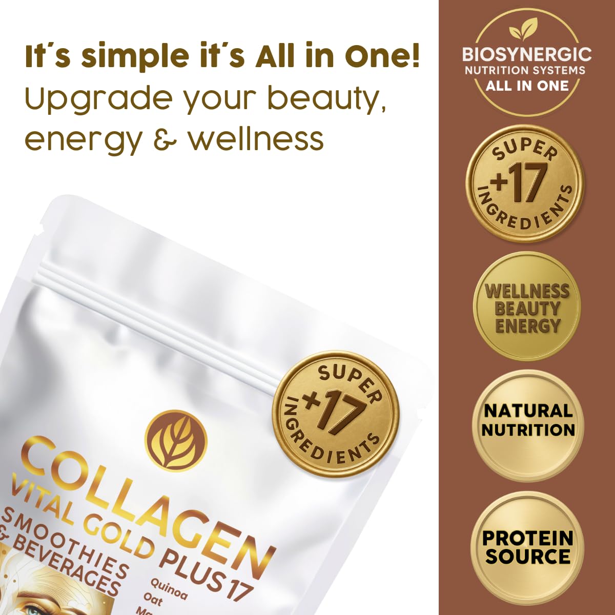 Collagen Peptides Powder Cocoa Flavor 16 oz U790