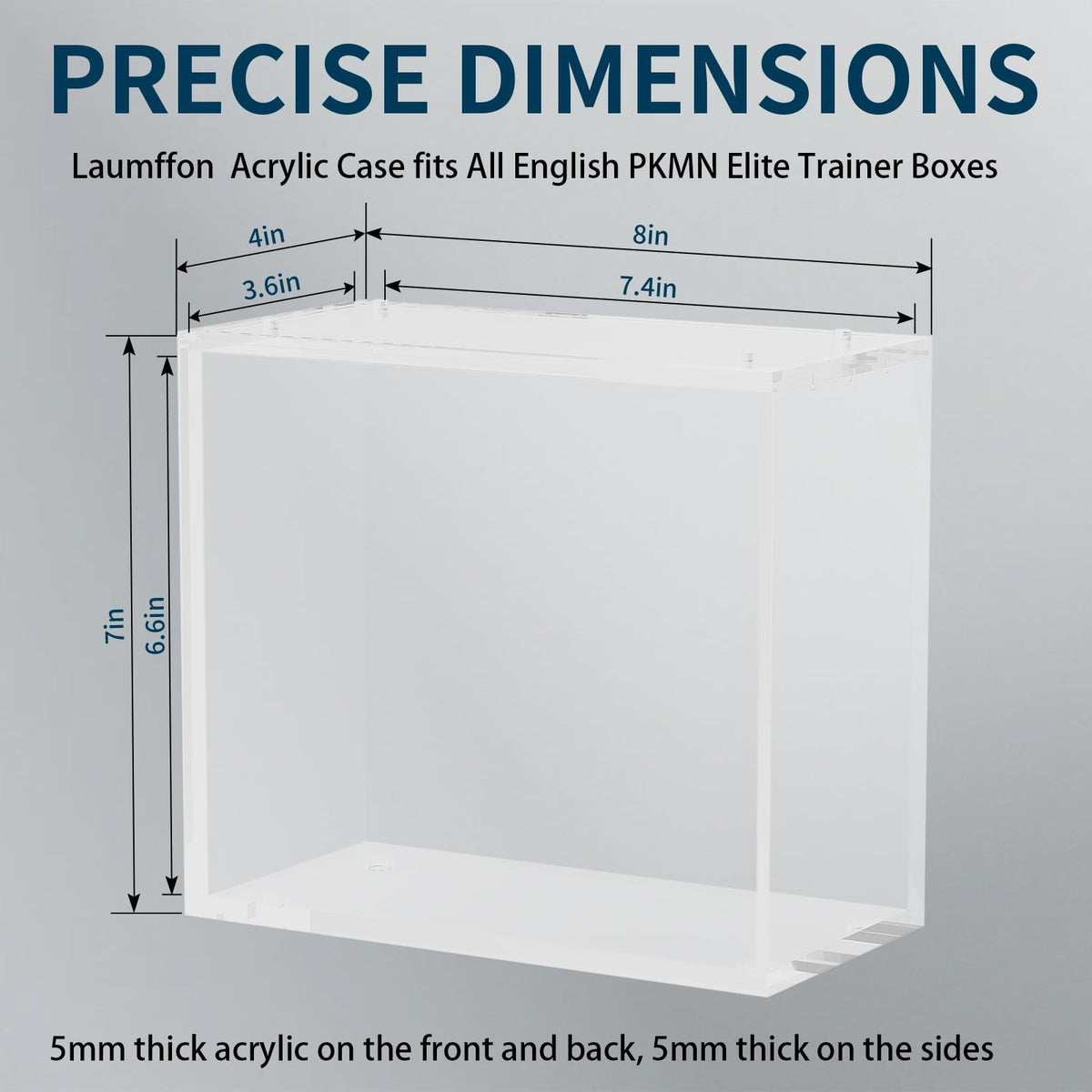 Acrylic Display Case with Sliding Lid, 1 Pack F2439