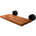 20" Teak Wall Mounted Fold Down Shower Seat 400 lbs Capacity H231819