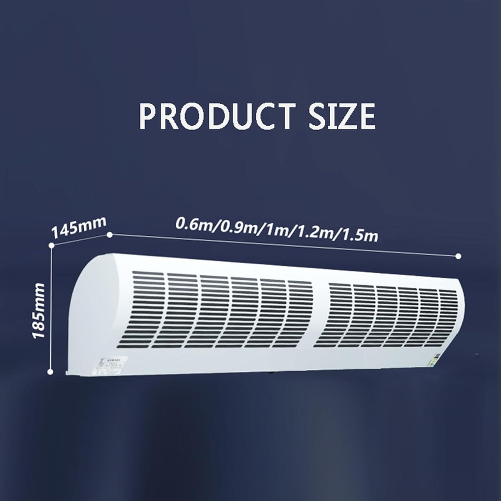 Wall-Mounted Air Curtain Fan with Remote Control E466253