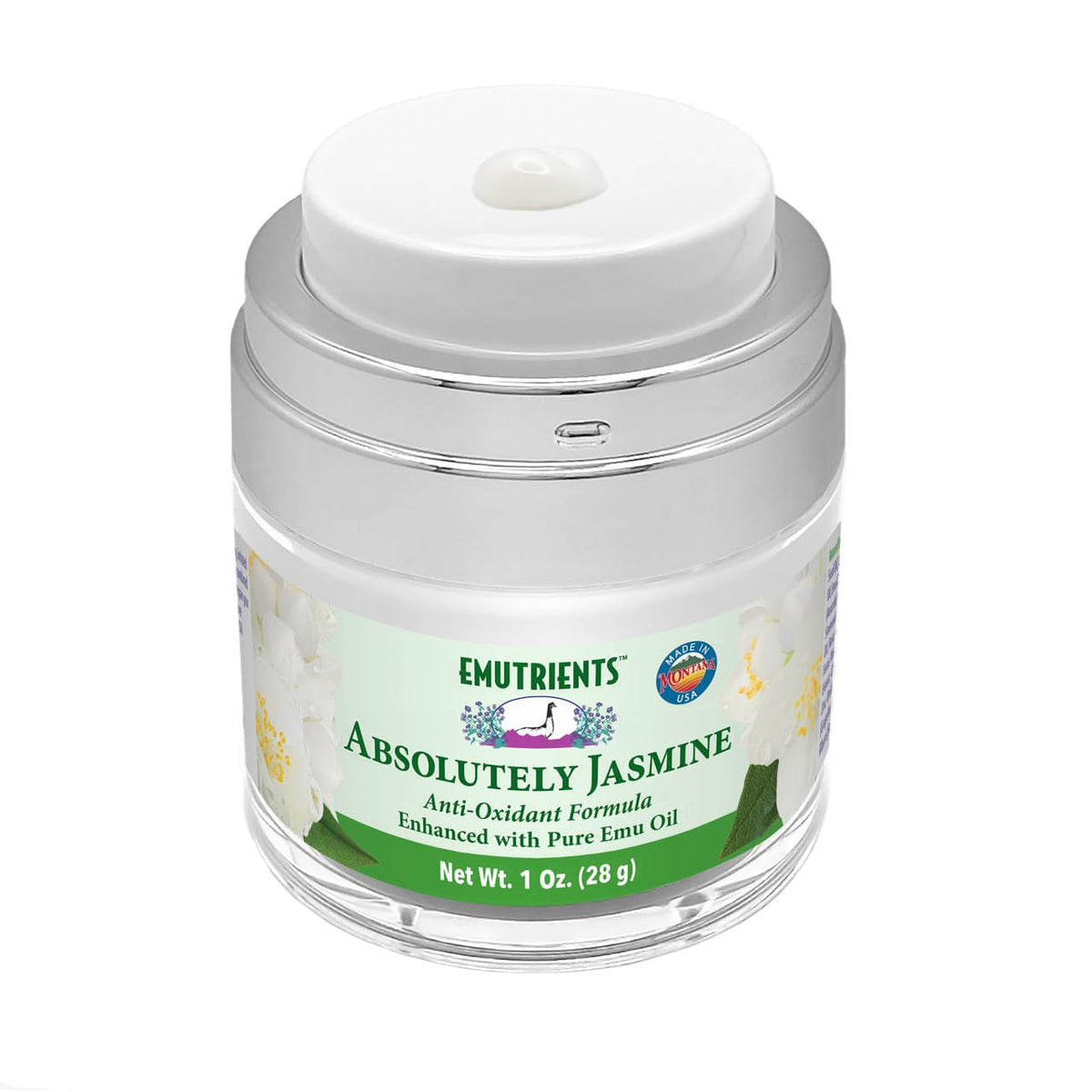 Jasmine Facial Cream 1 Ounce Jar with Emu Oil G128