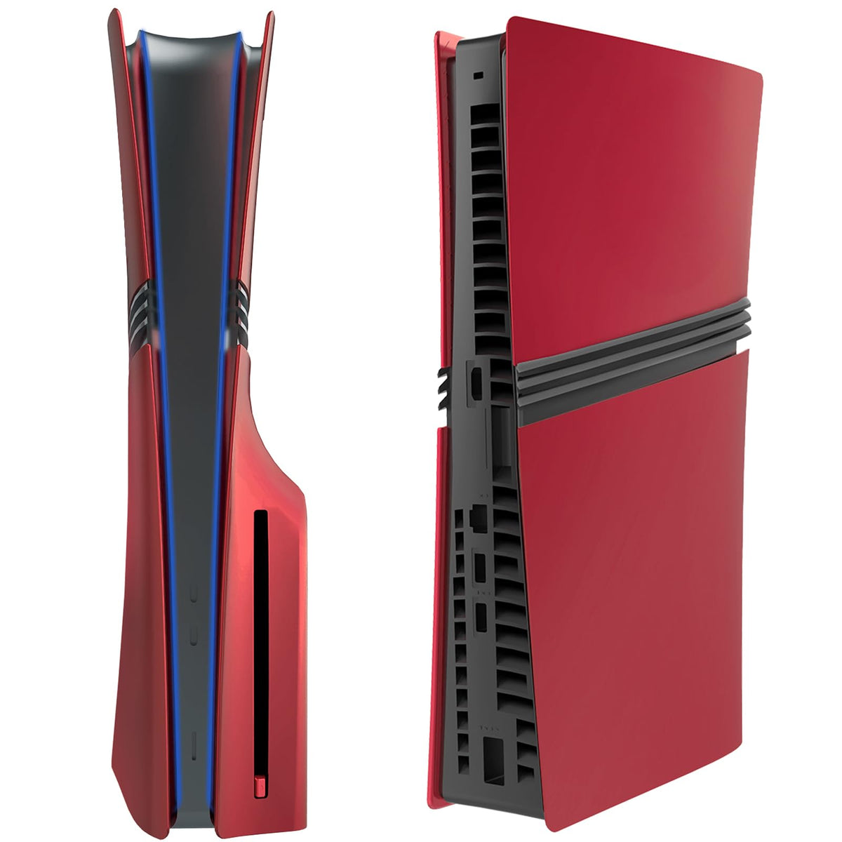 Red PS5 Pro Console Cover Plates F7923