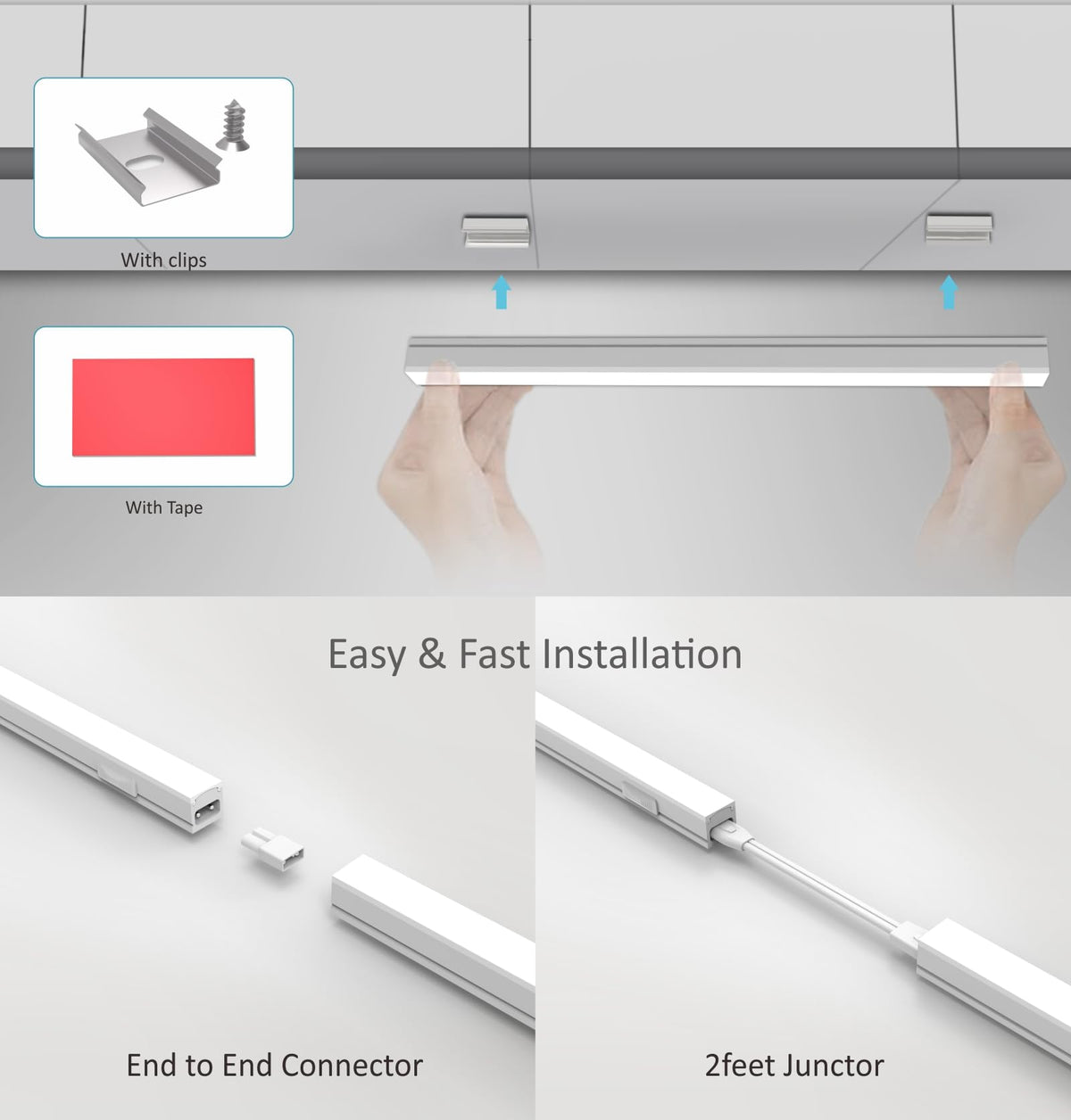 24 Inch Linkable LED Under Cabinet Lighting N3784