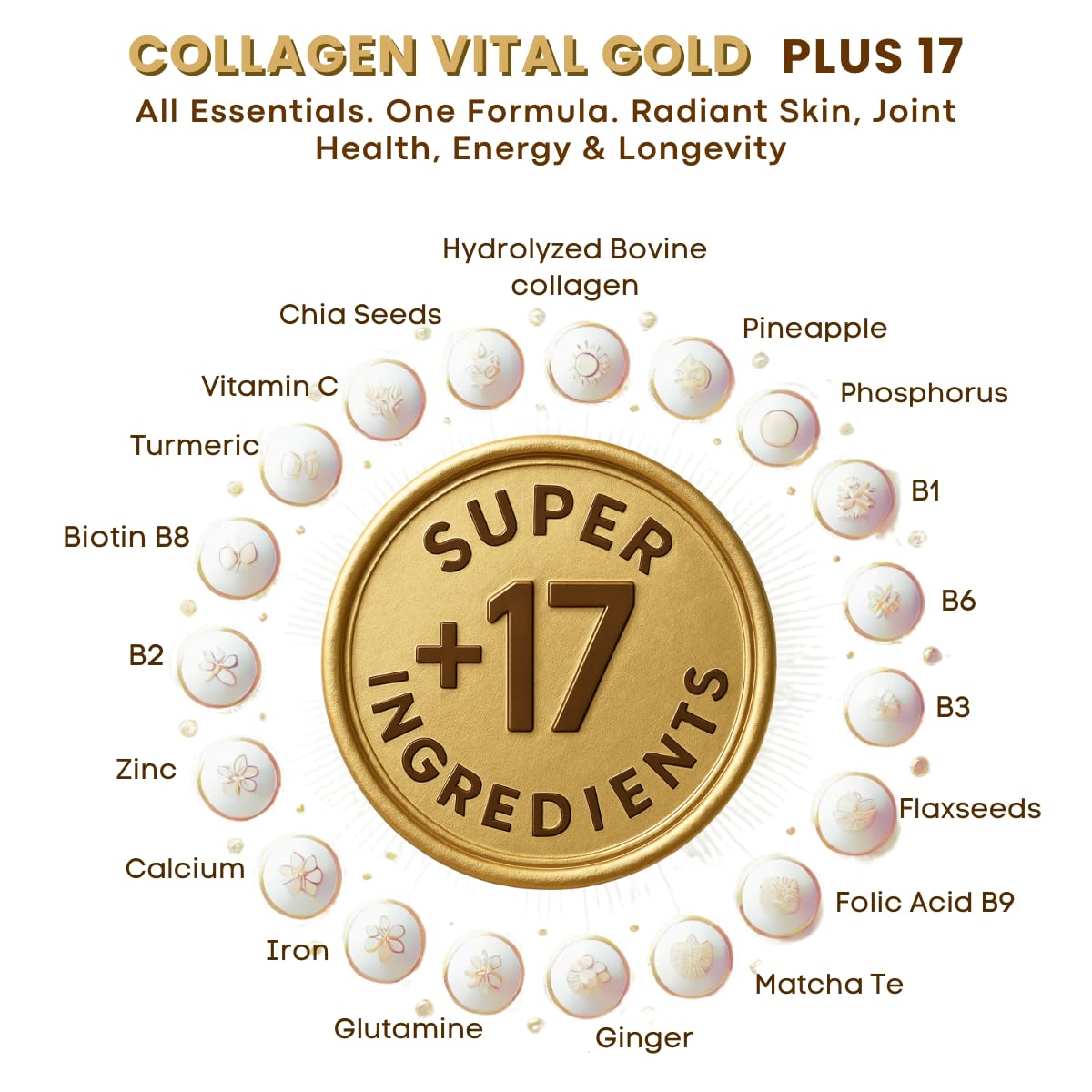 Collagen Peptides Powder Cocoa Flavor 16 oz U790