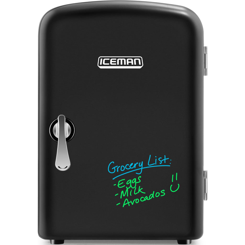 Portable 4 Liter Mini Fridge, Cools & Heats, Black S793564