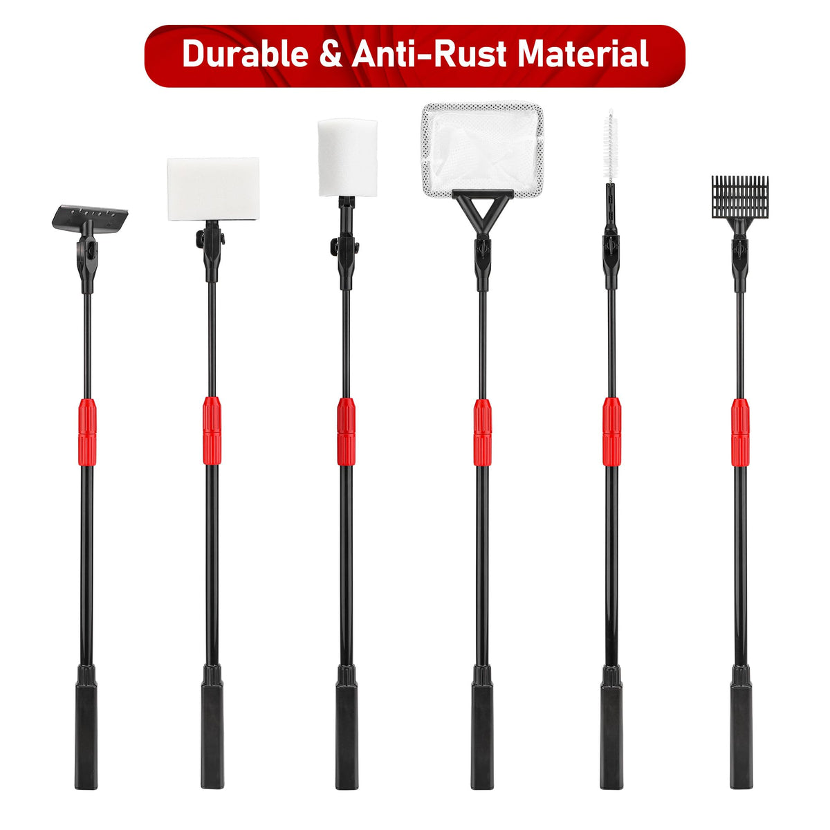 6 in 1 Aquarium Cleaning Tool Algae Scraper M7408