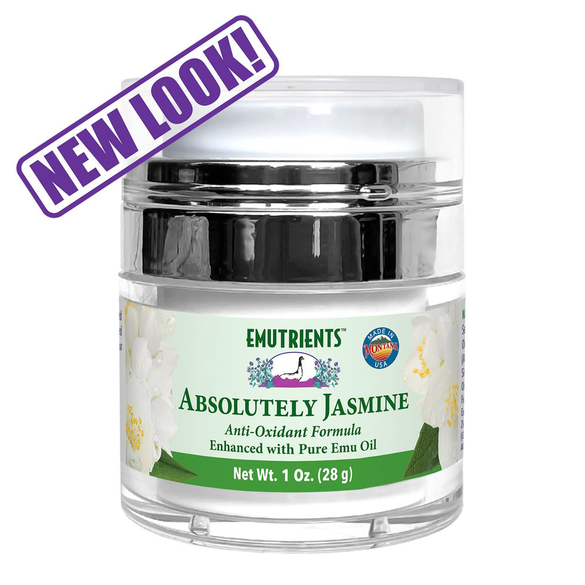 Jasmine Facial Cream 1 Ounce Jar with Emu Oil G128