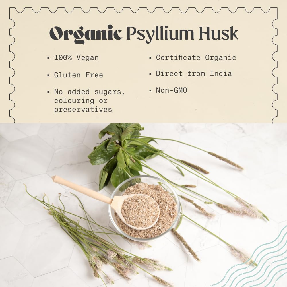 Organic Whole Psyllium Husk 24oz M89450