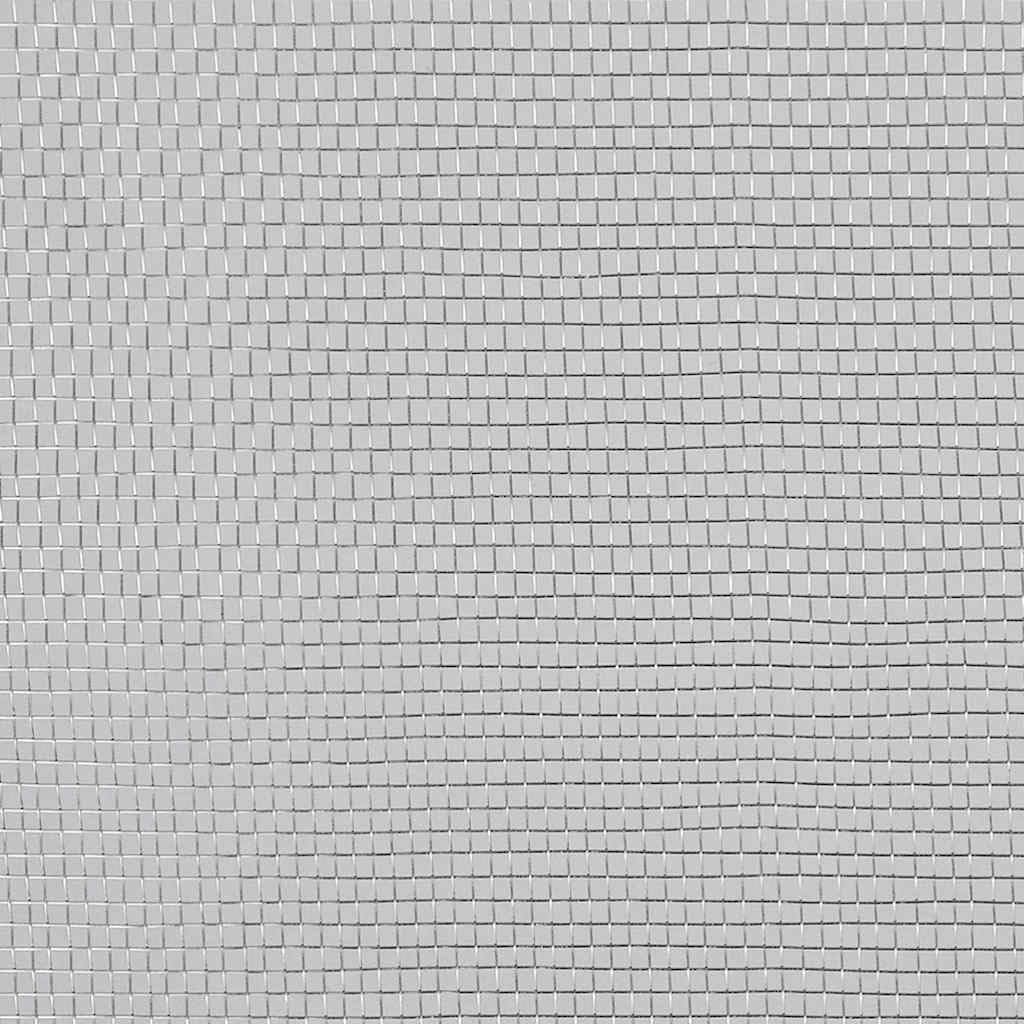 Aluminum Mesh Screen 39.4"x196.9" Silver T6176