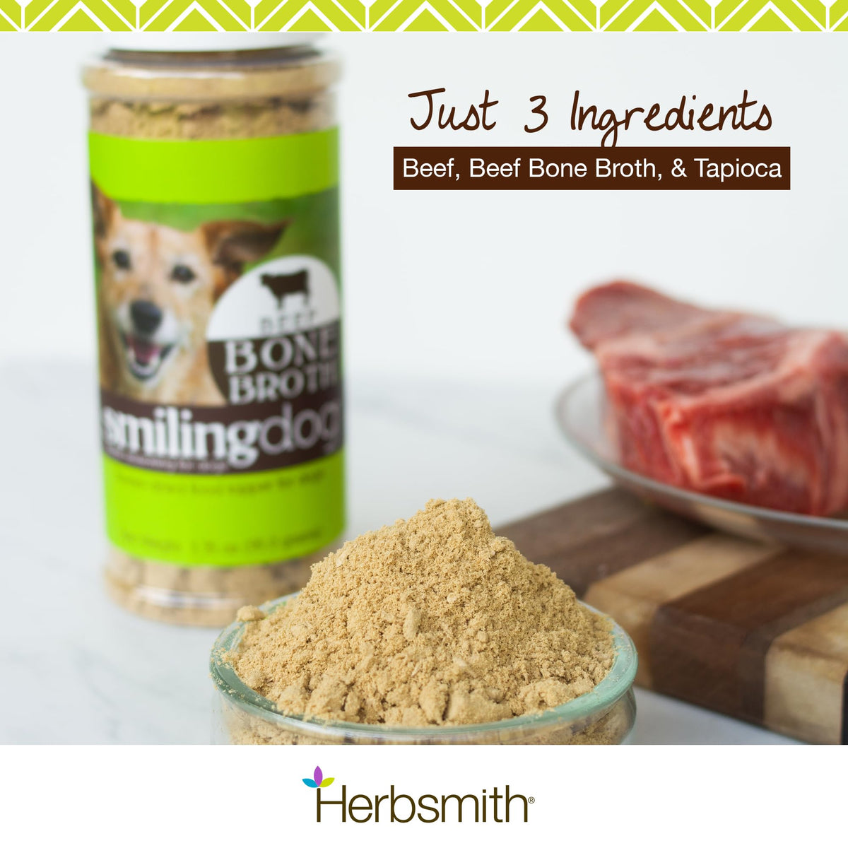 Beef Bone Broth Powder for Dogs 3.35 oz T404032
