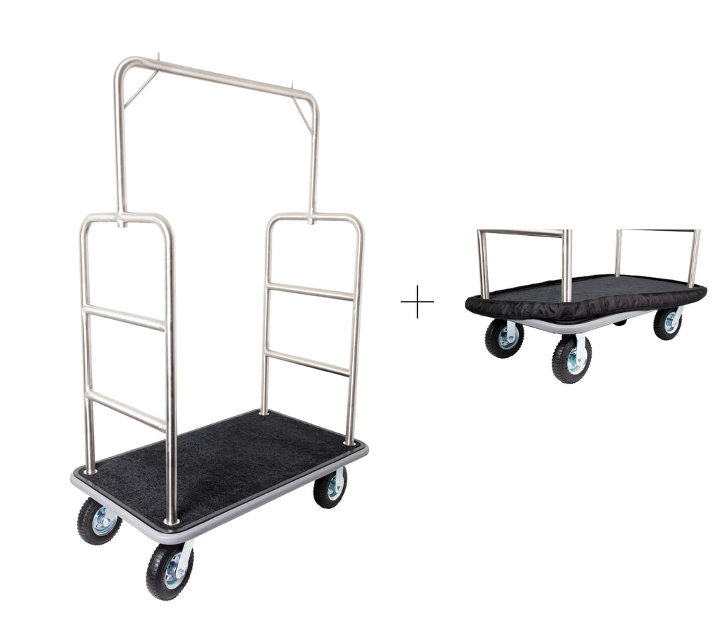 Stainless Steel Luggage Cart 1200 lb Capacity D38764