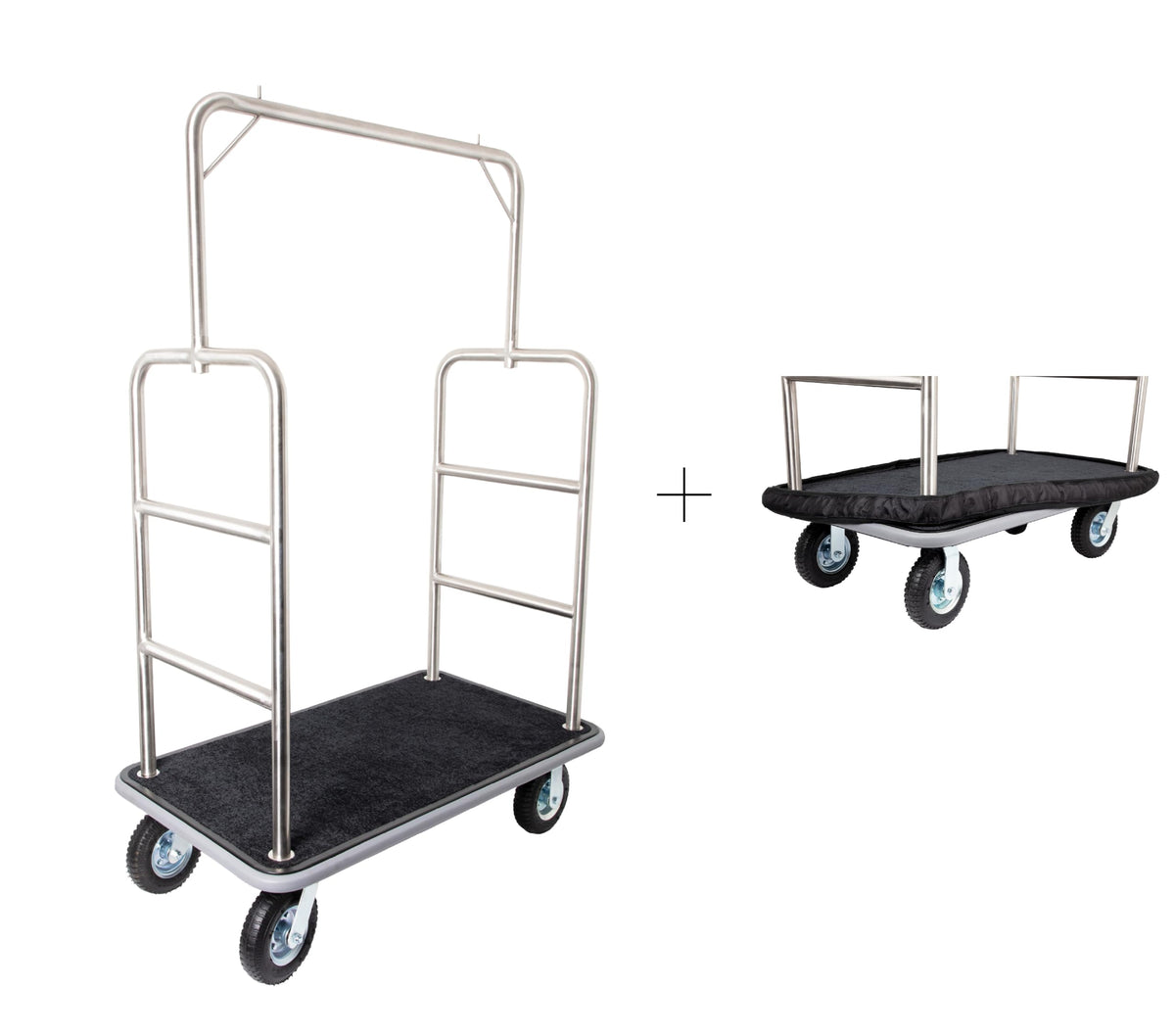 Stainless Steel Luggage Cart 1200 lb Capacity D38764