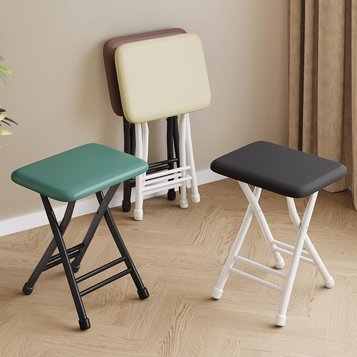 2 Pack Portable Padded Folding Chairs D742