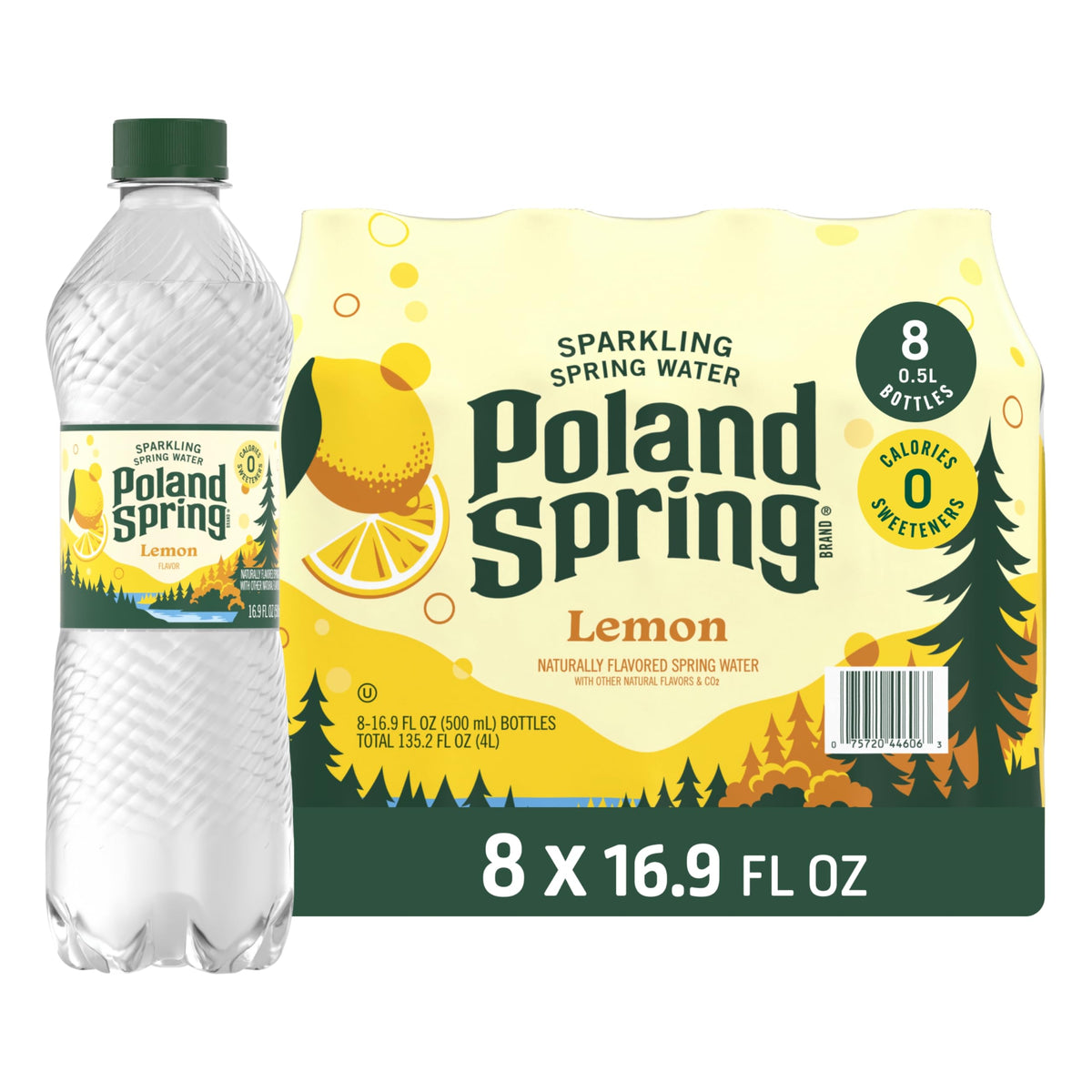 Sparkling Water 16.9 oz Bottles Pack of 8 C710157