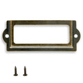 Bronze 3.3 Inch Label Holder 30 Pcs N2636