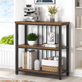 3 Tier Wood and Metal Bookshelf X3734