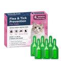 Topical Flea & Tick Cat Dewormer 6 Doses L502600