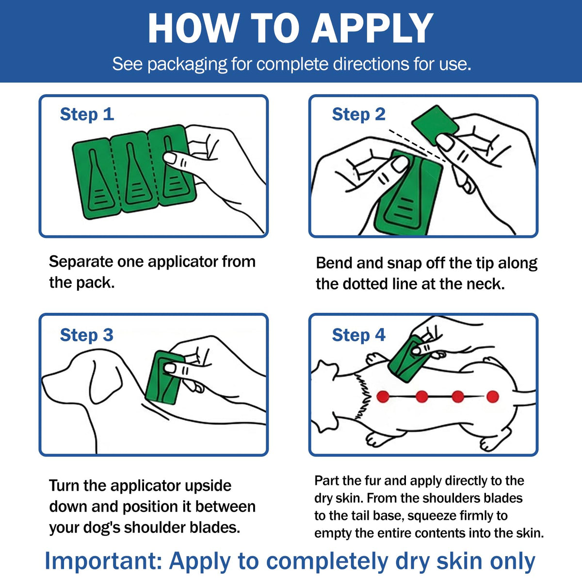 Flea and Tick Prevention for Small and Medium Dogs G9608
